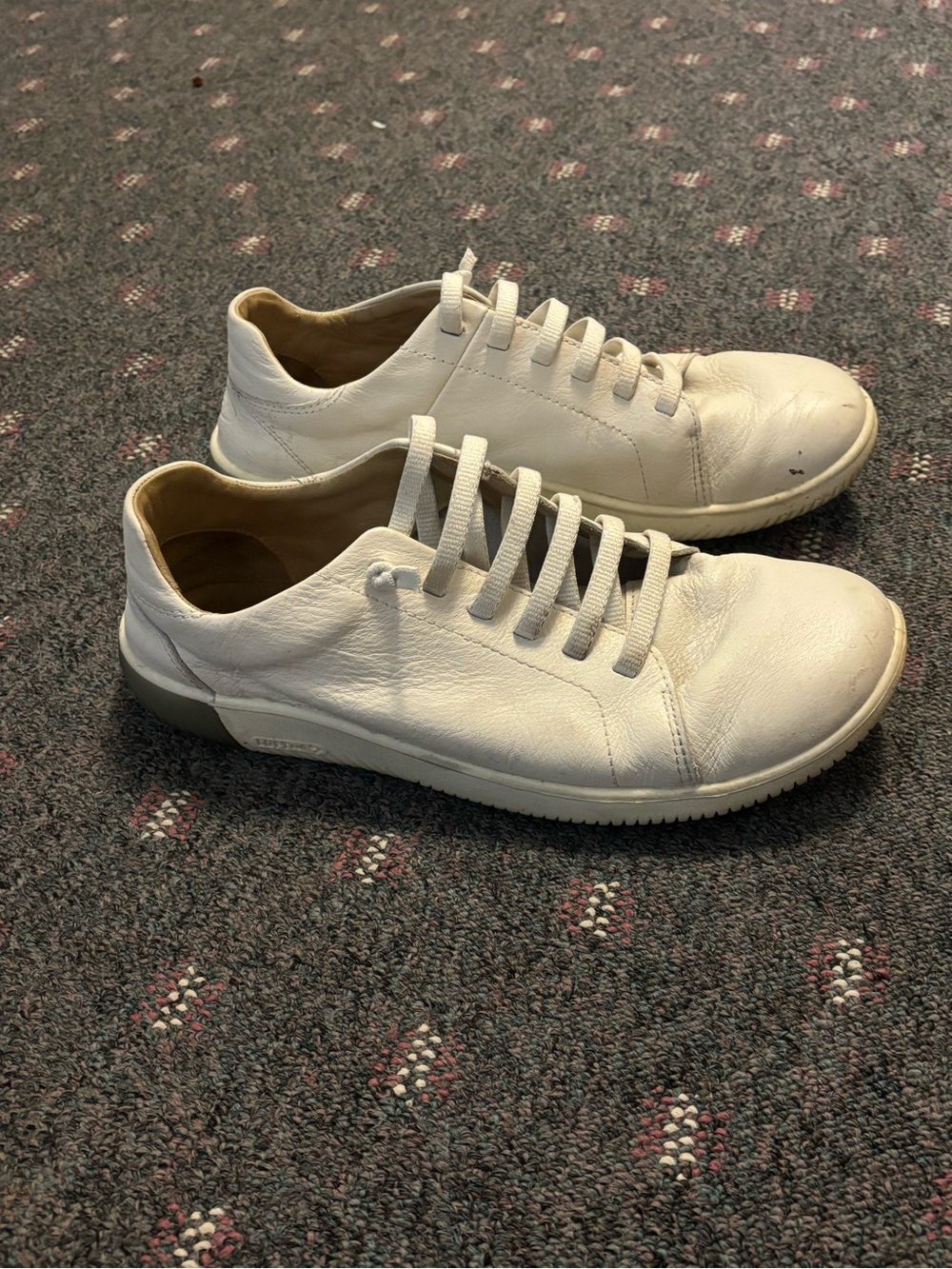Keen Men's White Leather Low-Top Sneakers